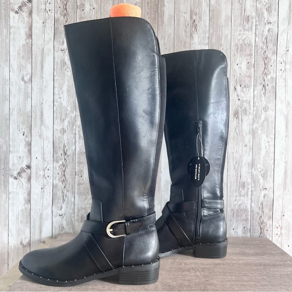 INC Women’s Tall Leather Riding Boots Size 7 - Picture 7 of 8